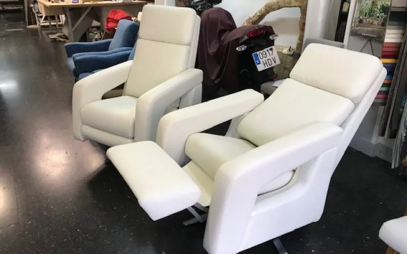 Sillones relax: trabajo de Tapicería Delgado, tapicero en Mahón